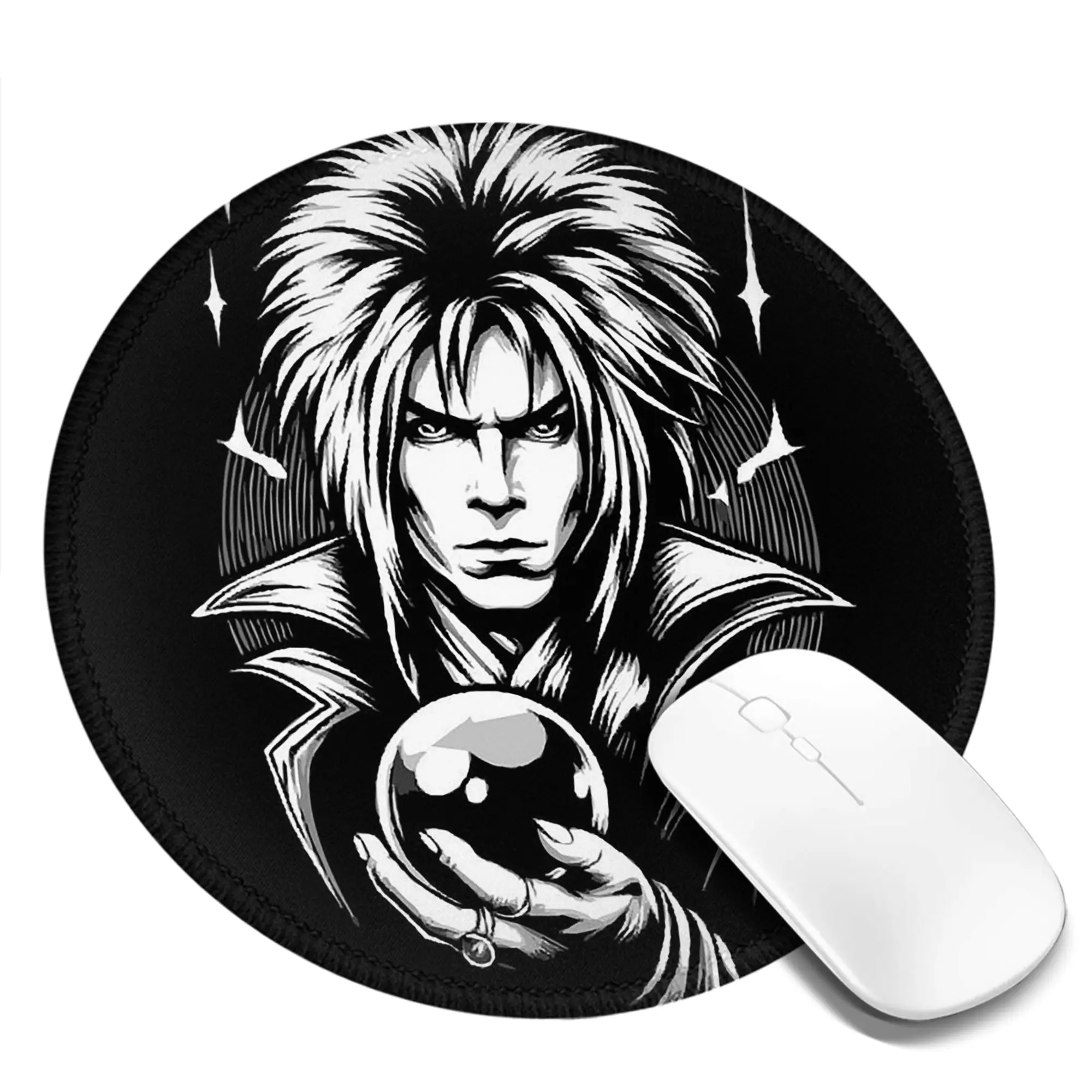 Jareth The Goblin King Labyrinth- It's Only Forever Mouse Pad Computer Keyboard Mouse Mat PC Laptop Desk Mat Office Table Mats