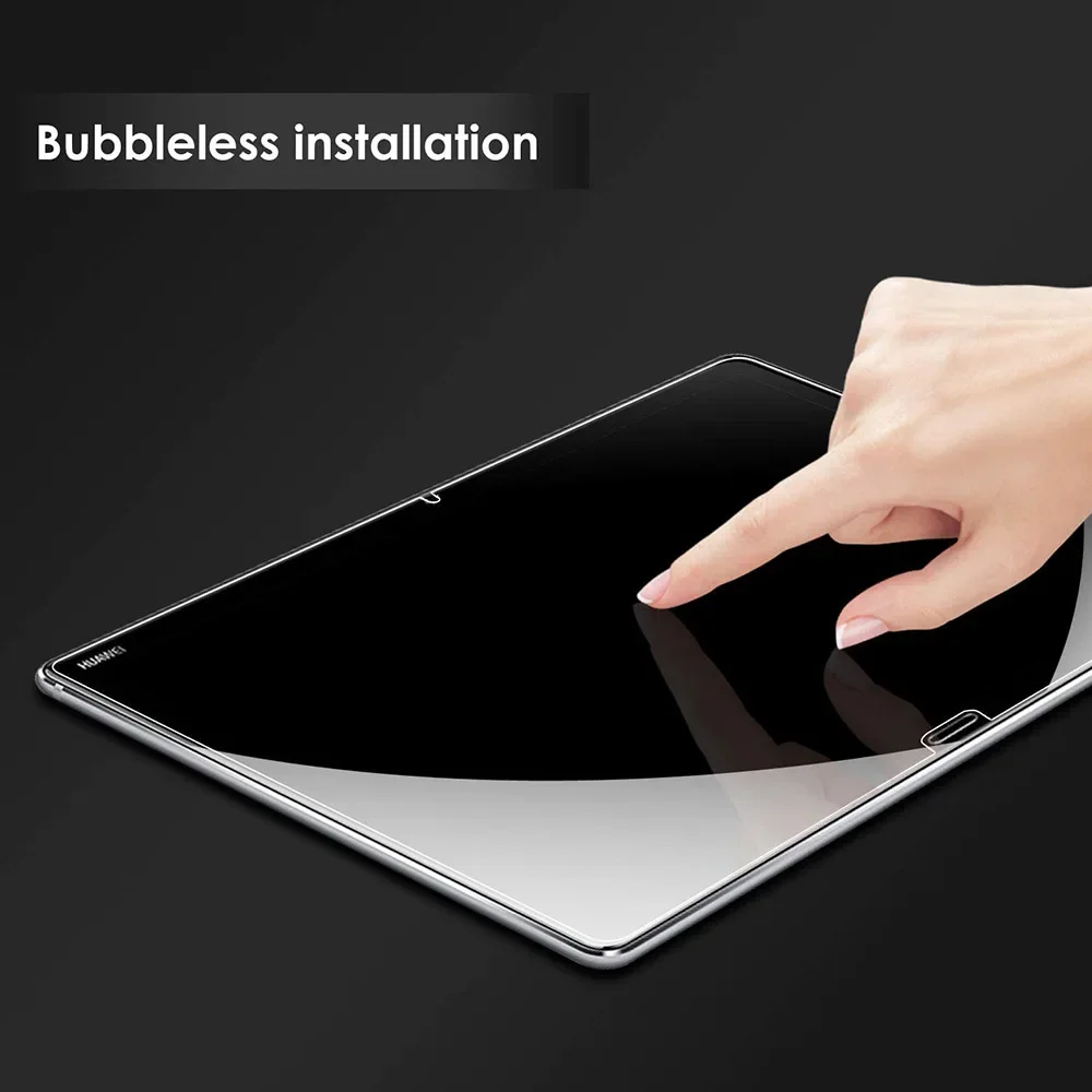 2 sztuk szkło hartowane dla Huawei MediaPad T5 10 10.1 cal 9H Anti-Scratch Anti-fingerprint pełna Film Tablet pokrywa Screen Protector