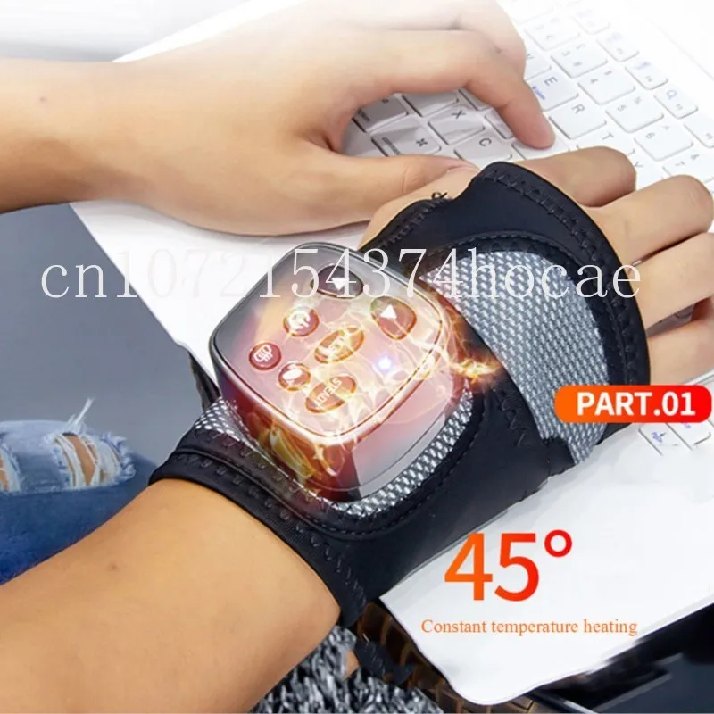 

Hanjiang high quality thermal massage wrist massage instrument to relieve hand fatigue care vibration health care wrist band mas