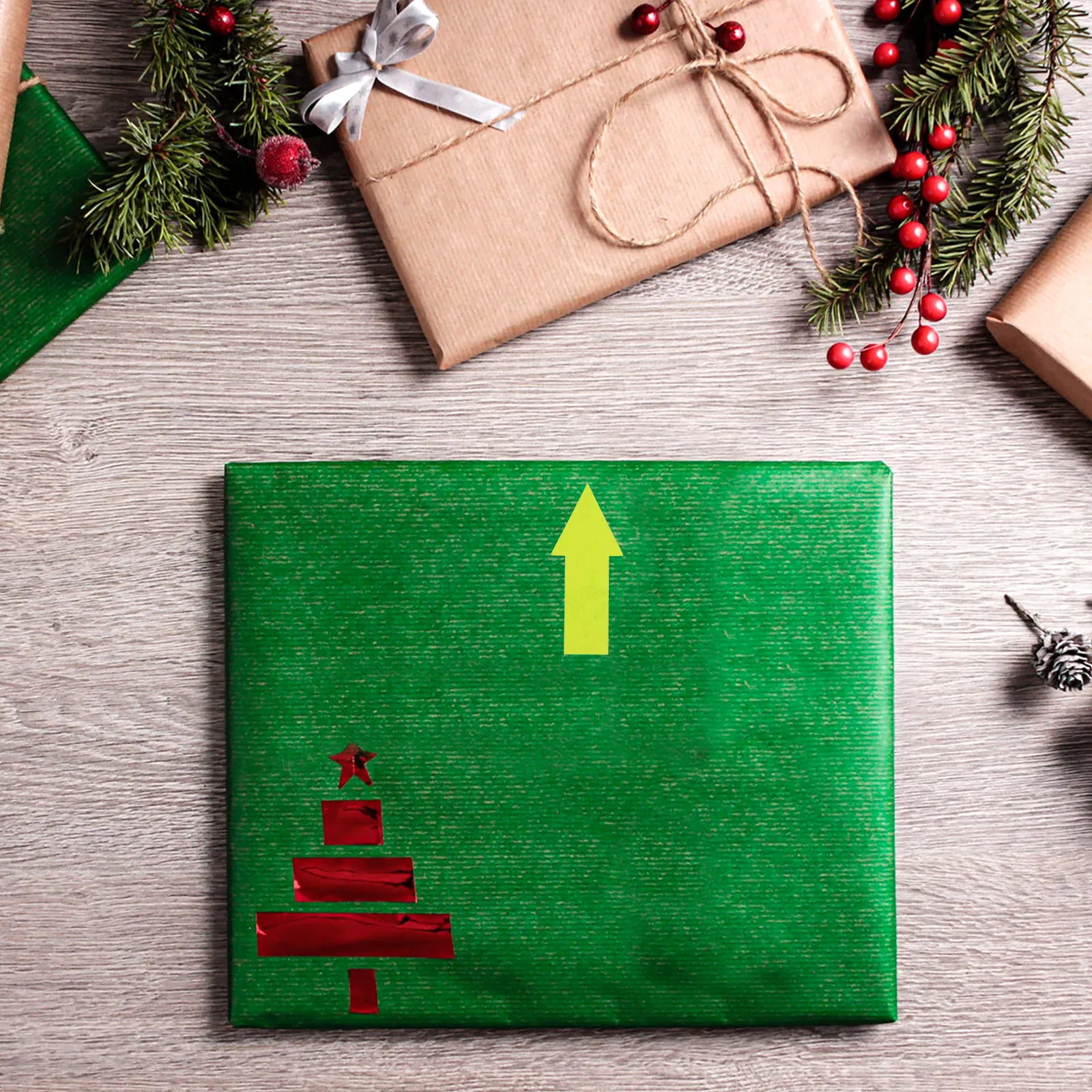 

1 Roll Fluorescent Arrow Labels Colored Sealing Stickers For Packaging Gift Box Decorative Seal Adhesive Label Sticker Arrow