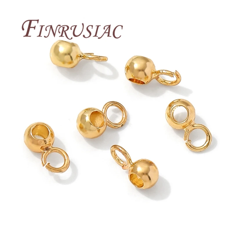 كفالات مطلية بالذهب KC مع حلقات مفتوحة، كفالة للمعلقات، كفالات المجوهرات، إكسسوارات الأساور ذاتية الصنع، كفالة القلادة