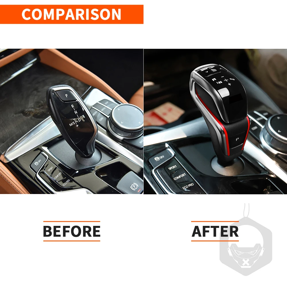 Car Gear Shift Knob M5 Shifter M Sport For BMW 5 Series G30 G31 2016 ...