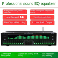 EQ8000 Equalizer Bluetooth 5.4 Fiber Coaxial Digital Audio Decoding USB Disk Pre stage Player AC220V ± 10% 50Hz/60Hz