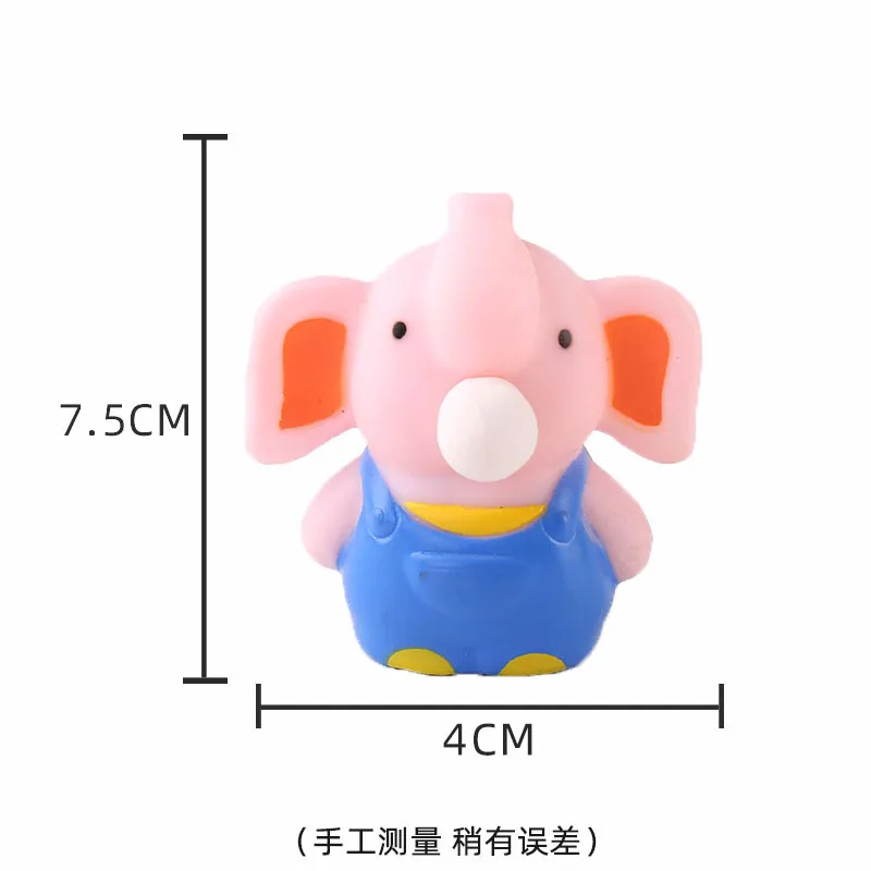 Cartoon Elephant Soft Spit Bubble Toy Cute Animal Ball Soft Sticky Squishi Stress Relief Funny Toy Squeeze Ball Sensory Fidget