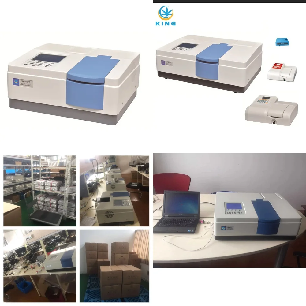 Spectrophotometer with Wavelength Range of 190 nm to 1100 nm