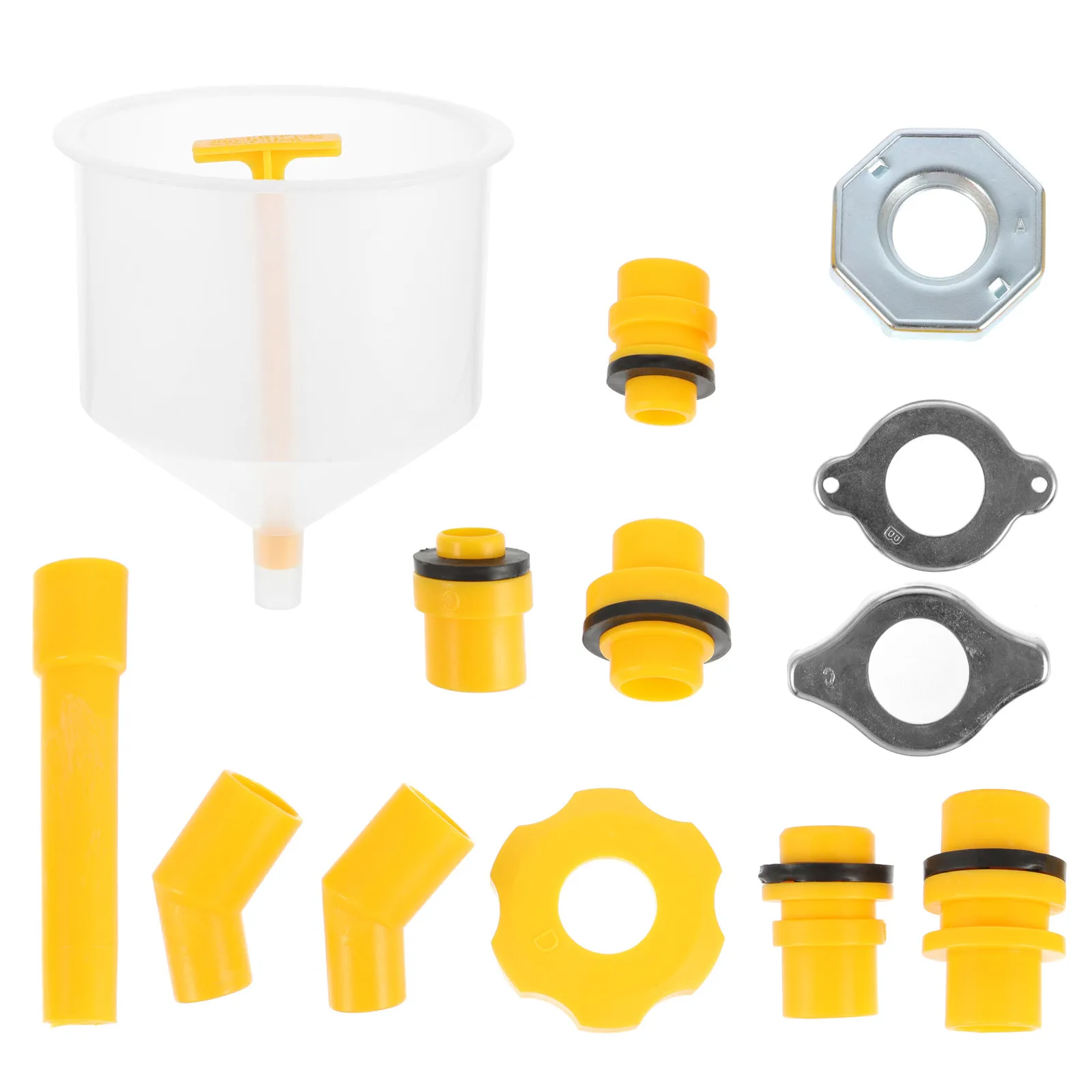 1Set Coolant Funnel Kit High Quality Spill Free Filling Tool for Coolant System Bleeding Radiator Refill Automotive Maintenance