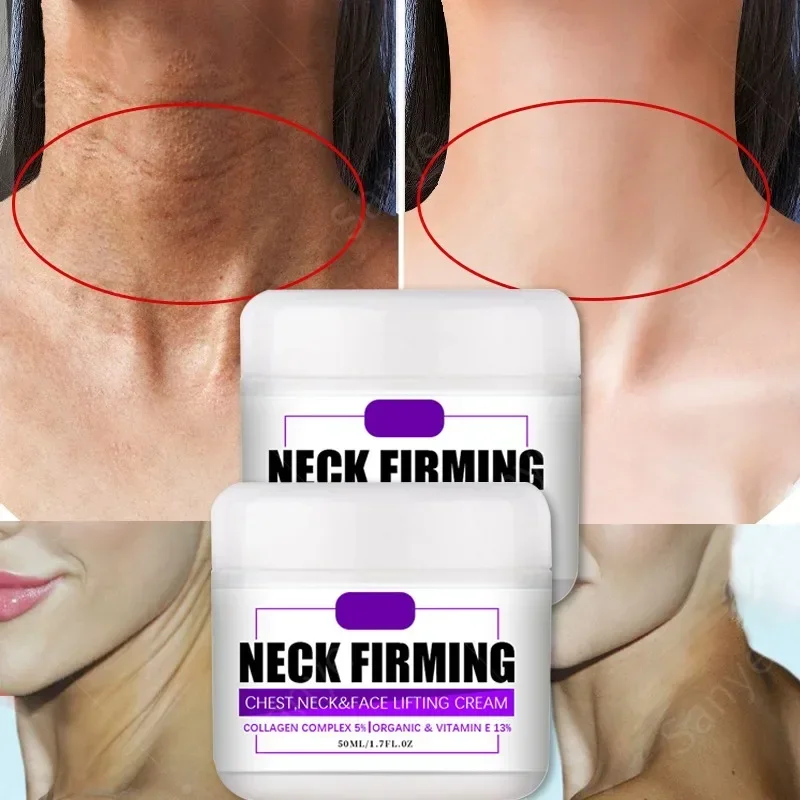 Anti Wrinkle Neck Cream Collagen Neck Tightening Essence Whitening Moisturizing Shape Firming Cream Women Face Skin Care Product