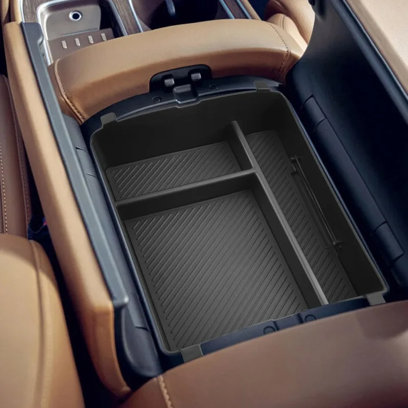 for Hyundai Palisade 2026 Center Console Organizer Console Tray LX3 Upper Middle Console Armrest Stoage Box (Only for 7-Seat)