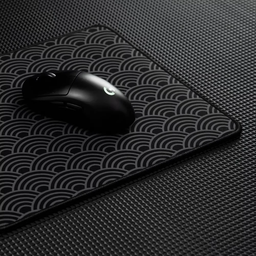 Petit tapis de souris à Texture japonaise minimaliste, pour ordinateur portable de jeu, pour Gamer, clavier, protection de bureau, dessin animé