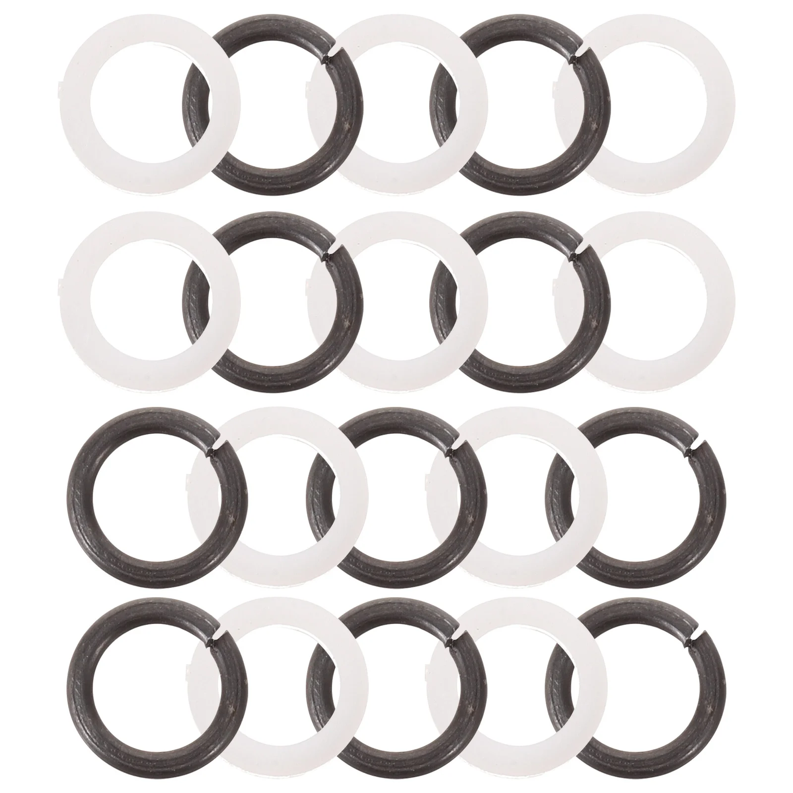 

10 Pairs Guitar Tuner Washers Musical Instrument Peg Spacer for Tuning 060X060X010CM Metal Gaskets