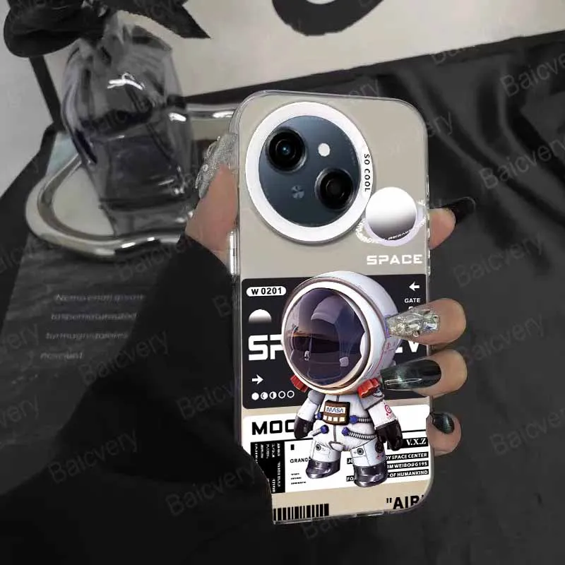 حافظة لهاتف Tecno Spark GO 1 Spark 30c 20c 10c 20 10 8c 7T 6 GO Pro Plus 4G 5G حافظة هاتف ليزر فاخرة على الطراز الكرتوني رقم 11