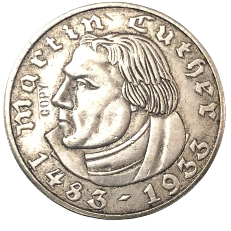 1933 Germany 5 Reichsmark Martin Luther