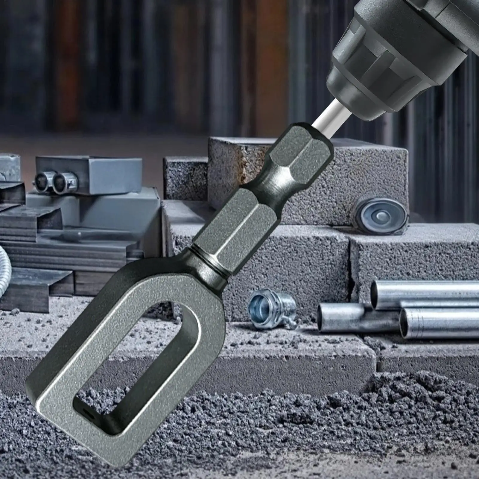 electric drills Wire twister Heavy Duty Alloy Wire Tying Drill Chuck Chain Link Fence Twister For Electric Drill Twisting Sleeve