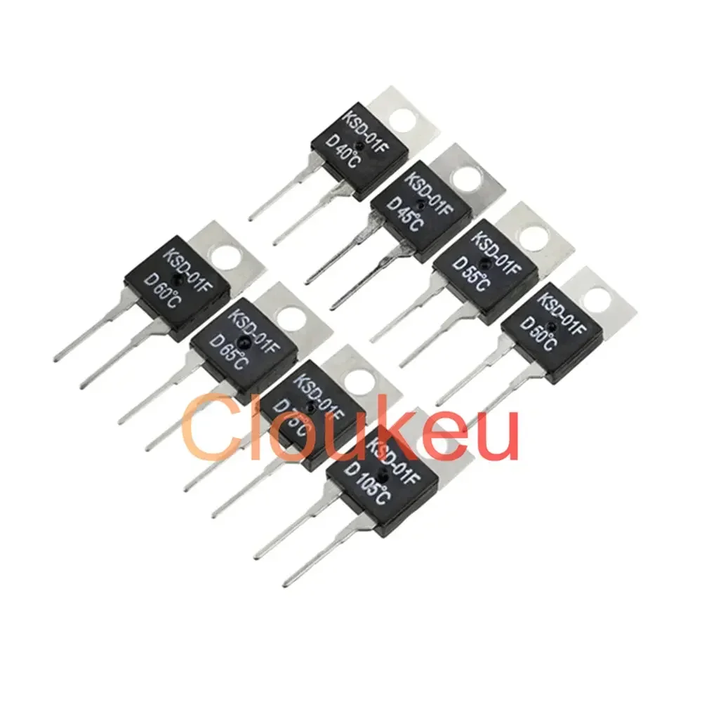 Temperature Switch Relay KSD-01F JUC-31F 2A250V D/H 0/5/10/15/20/25/30/35/40/45/50/55/60/65/70/75/80/85/90/95/100C degrees