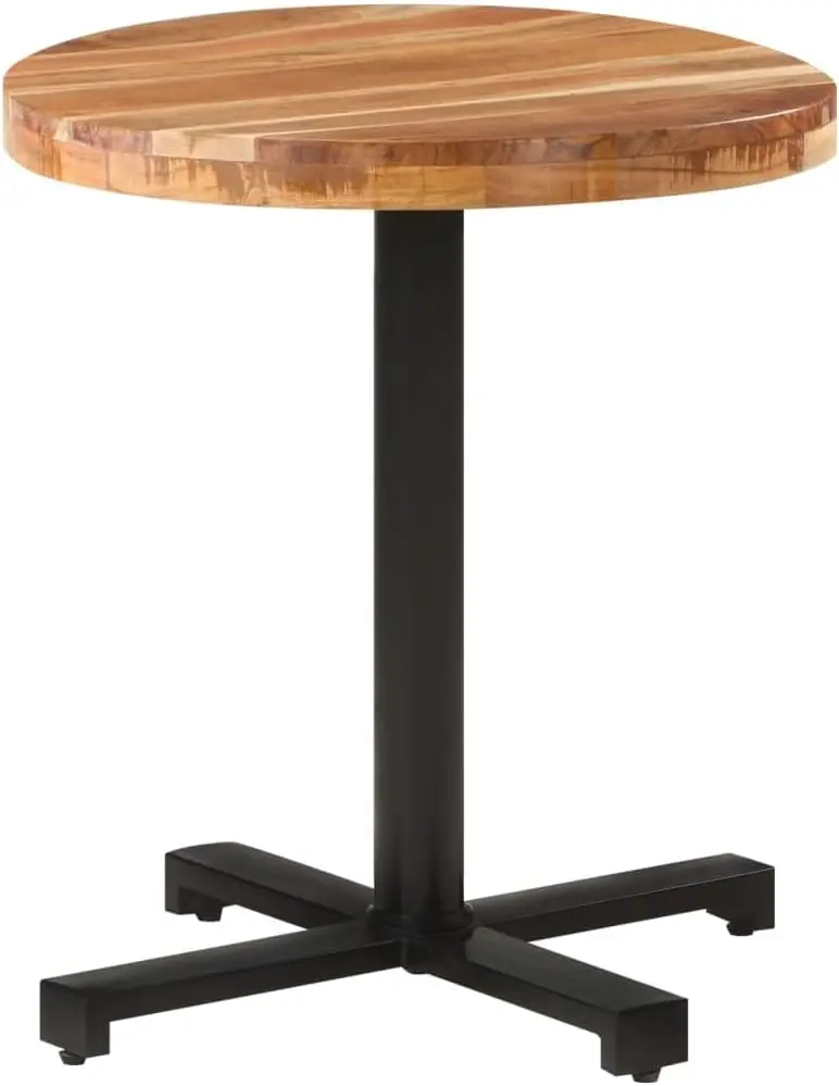 Bar Table Height Pub Table Bistro Kitchen Cafe Dining Easy Assemble Top Table Sturdy Metal Frame Indoor,Bistro Table Round