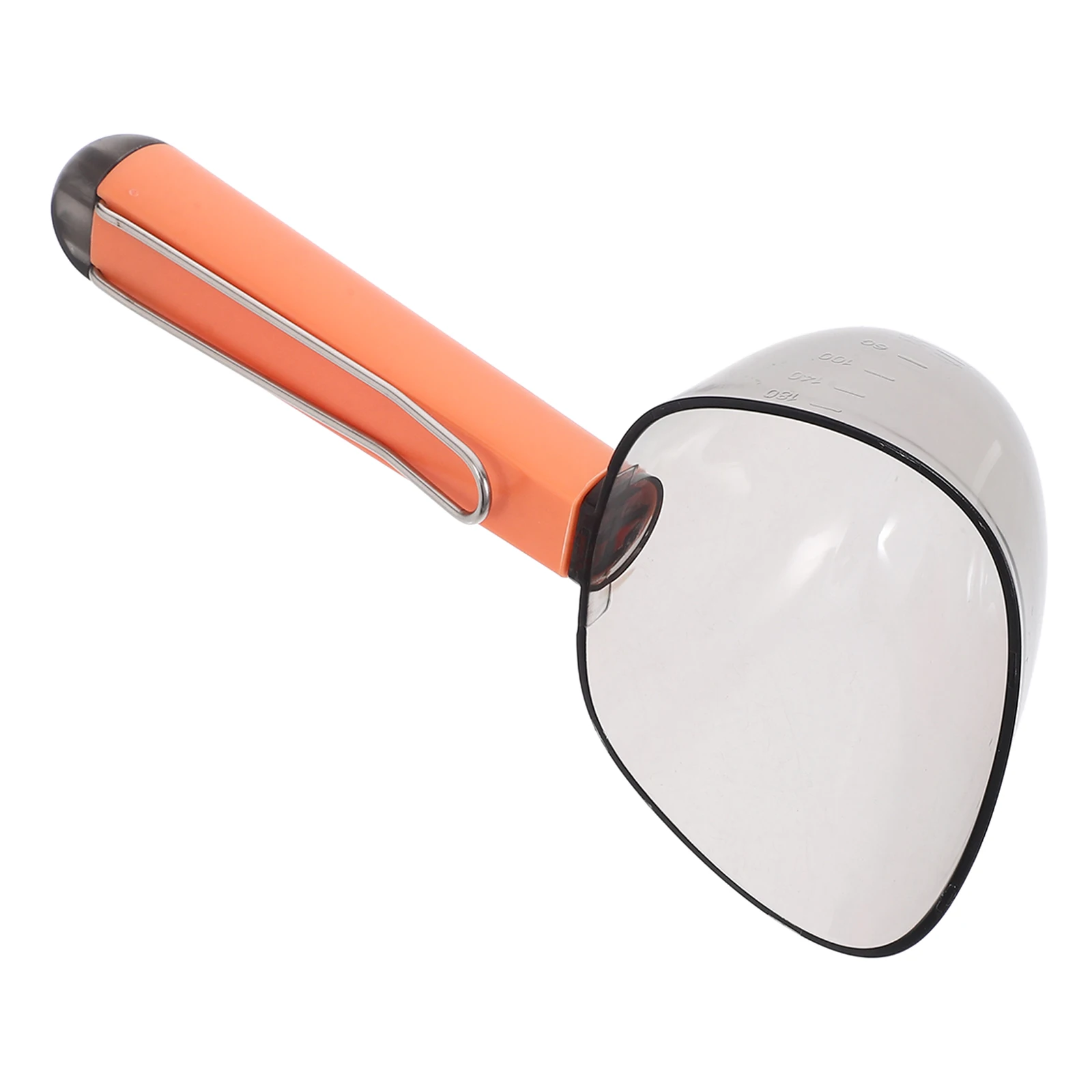 

Pet Food Scoop Stainless Steel Clip Cat Dog Spoon Precise Measurement ABS Material Versatile Design Long Lasting Use