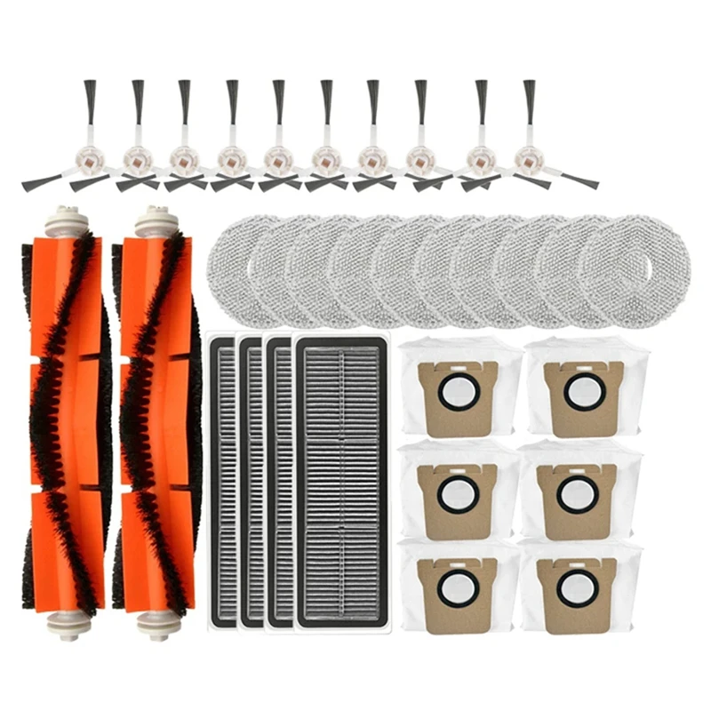 

For Xiaomi Mijia Omni 2 C102CN, B101CN, B116CN, X10+ Robot Vacuum Cleaner Accessories Main Side Brush Hepa Filter Mop Dust Bag