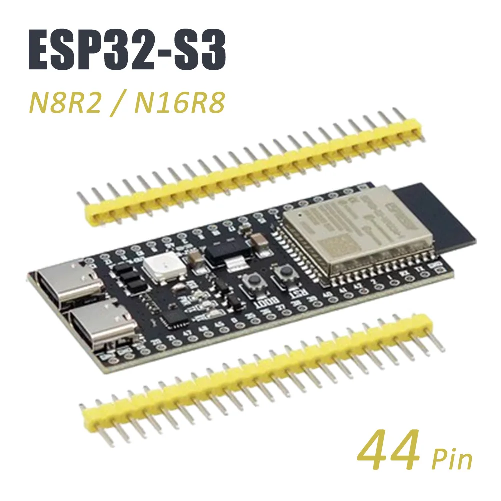 ESP32-S3 Development Board 2.4G Wifi for Arduino ESP IDF ESP32-S3-WROOM-1 N8R2 N16R8 44Pin Type-C 8M PSRAM ESP32 S3,Unwelded