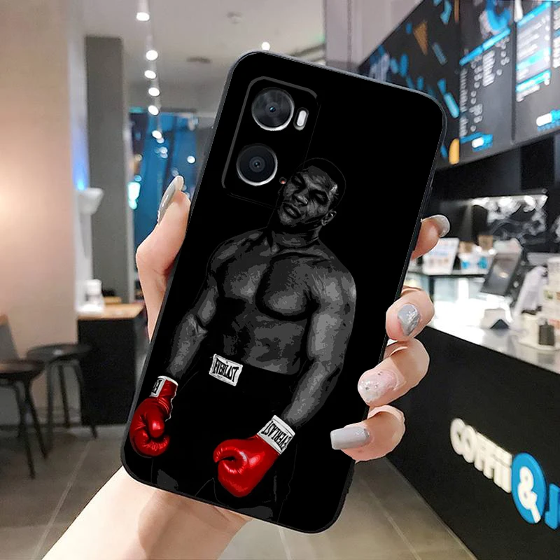 Mike Tyson Boxing Phone Case For OPPO A77 A57S A96 A91 A54 A74 A94 A73 A78 A53S A54S A15 A16 A17 A52 A58X A98 Shell