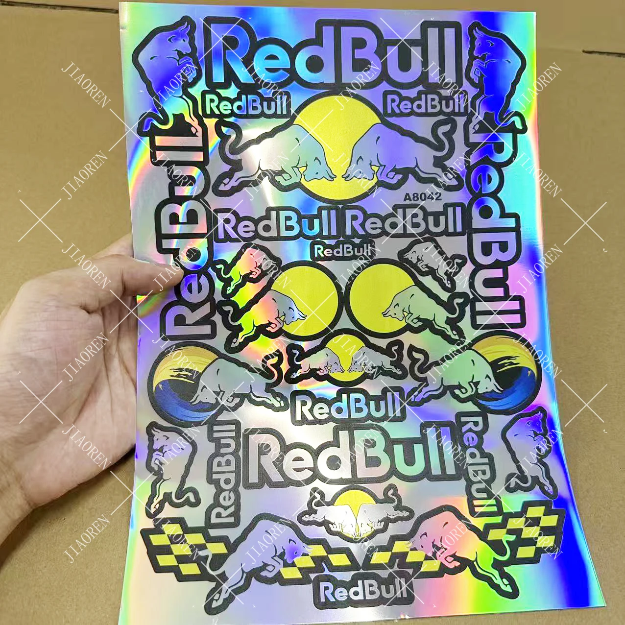 ملصقات شعار ملصقات ريد بول عاكسة لسيارة Ktm Honda سوزوكي كاواساكي ياماها