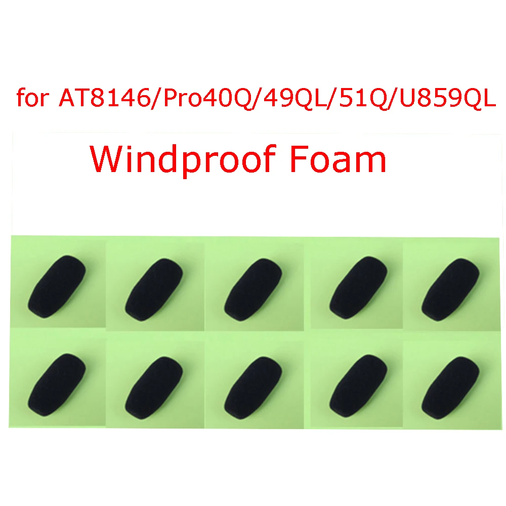 

5pcs/10pcs/20pcs Windproof Foams for AT8146/Pro40Q/49QL/51Q/U859QL Gooseneck Conference Microphone Accessories