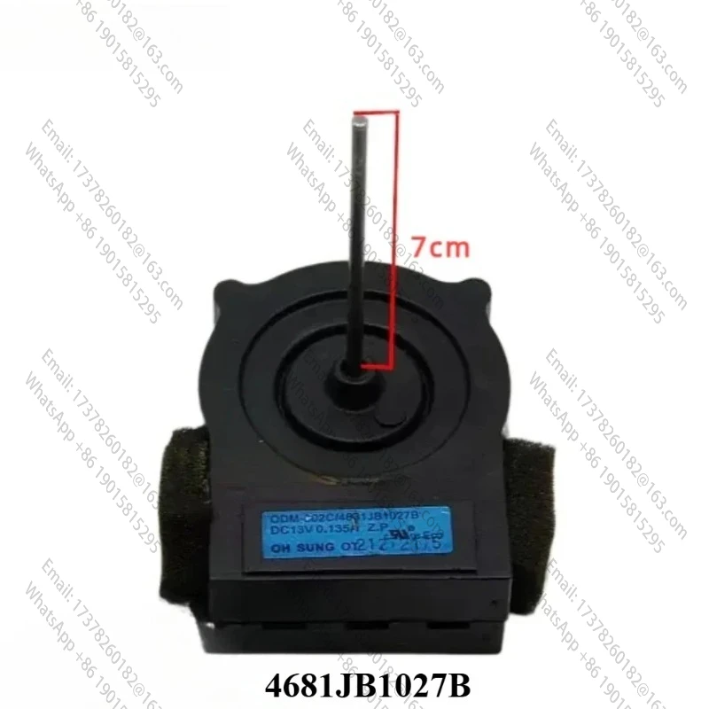 Novo motor de ventilador de refrigeração 4681JB1027B para geladeira ODM-002C DC13V peças de freezer e radiador de geladeira