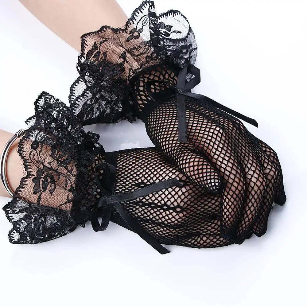 

Women Dinner Fancy Bridal Wedding Gloves Wedding Dress Prom Evening Lace Gloves