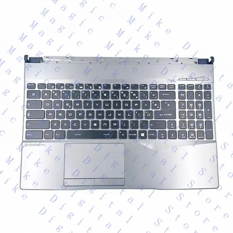 

UU Palmrest with Keyboard Touchpad Silver US for Msi GL65 Alpha15 MS-16U4 16U1 16U7