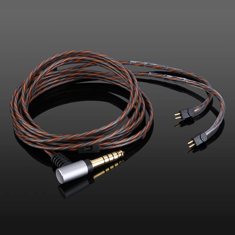 0,78mm 2pin CIEM ersetzen AUSGEWOGENE OCC Audio Kabel Für gorilla ohren/Edle Audio In-Ohr Monitore kopfhörer