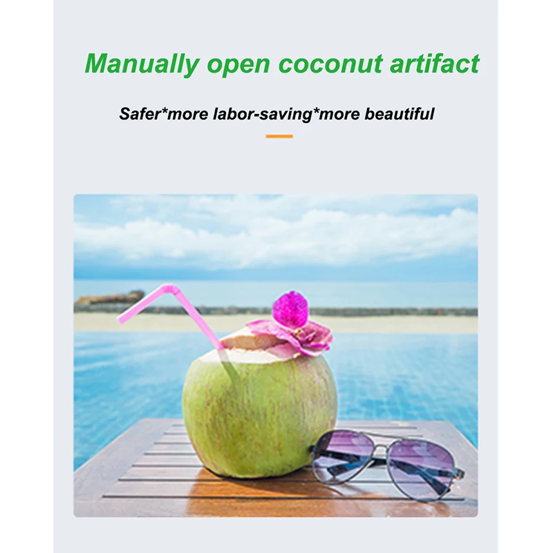 Coconut Fresh Dry Cutter Tools Manual Tender Easy Hole Coconut Opener