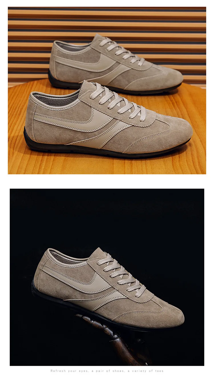 Herren-Sneaker 2025 Frühling Neue Luxus Flache Slipper Bequeme Slip-on Weiche Herren-Sneaker Leichte Outdoor-Schuhe für Männer – Detail 23