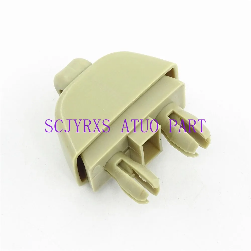 2pcs 6R0857561 Beige Sun Visor Support Retainer Clip Hook for Polo 6R Passat B7 for A6 RS6 A7 A8 for Octavia Rapid Citigo