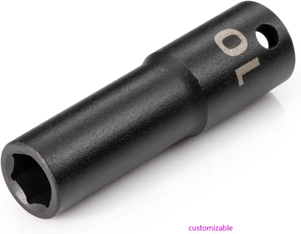 3/8 Inch Drive x 10 mm Deep 6-Point Impact Socket | SID13110