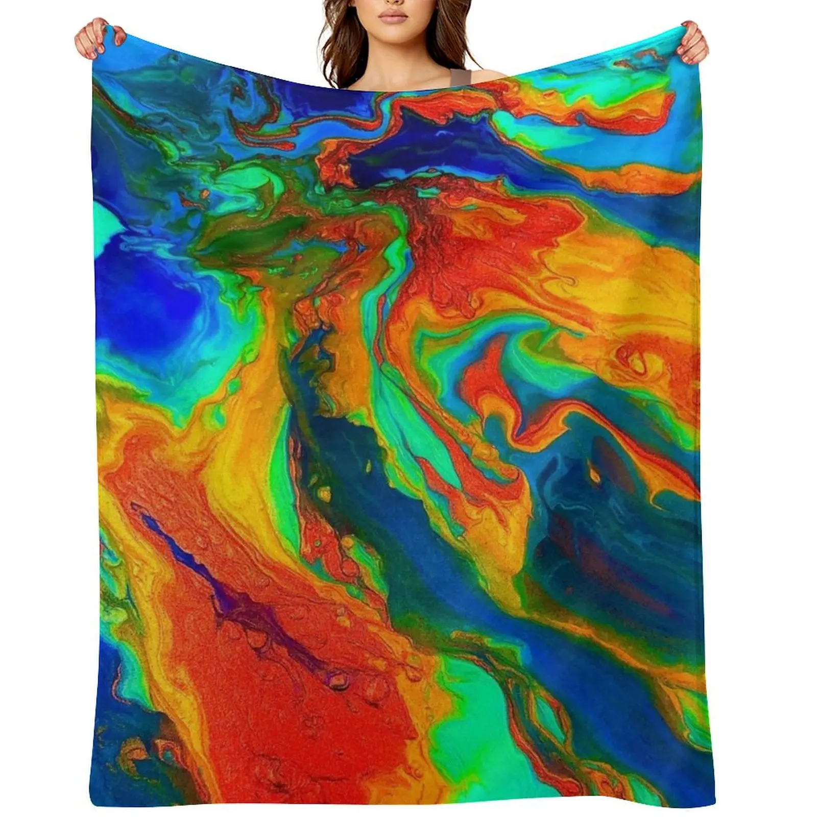 

Patina #2 Throw Blanket Blankets Sofas Of Decoration Plaid on the sofa Thins Decorative Beds Blankets