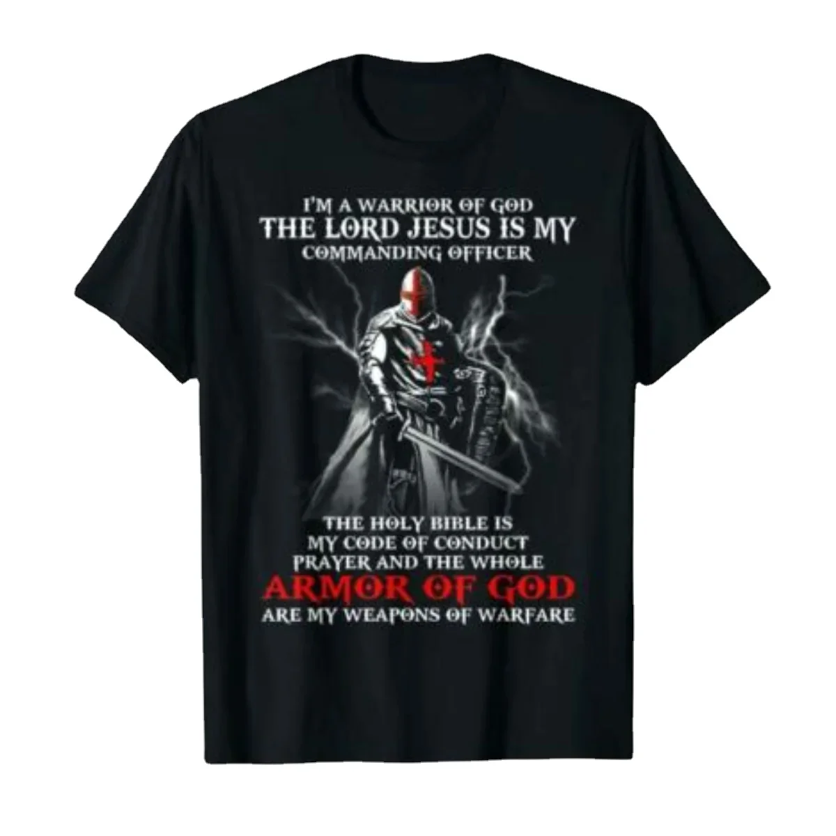 

Armor Of God Jesus Warrior Lover T-Shirt Size S-3XL