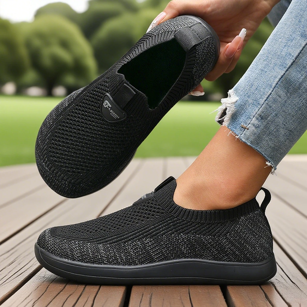 Zero Difference Shoes for Men and Women Wide Version Sports Walking Shoes Soft Sole Anti Slip Comfortable Running Tennis Shoes