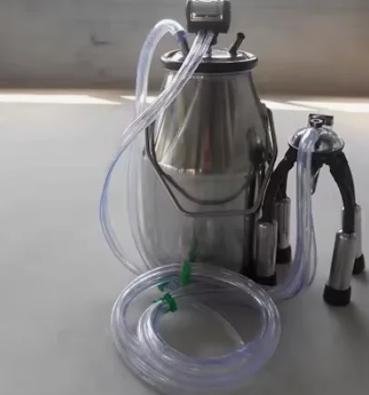25L Stainless Steel Material Milking Bucket Group for Cow Milking Machine Parts Professional Milking Machine Accessories