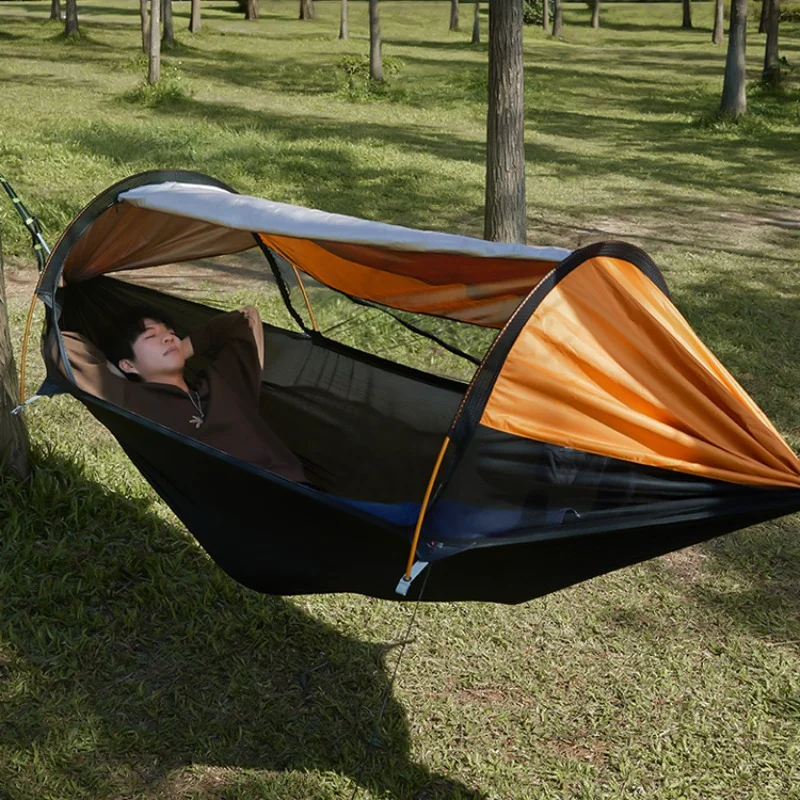 

Camping Tent Hammocks Outdoor Multi Person Balcony Swing Hammocks Mosquito Net Terrace Hamac Suspendu Outdoor Furniture SR50HO