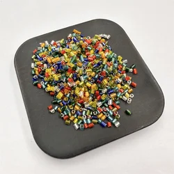 about 1000Pcs 2mm*3mm Mini Cylindrical Glass Seed Tube Bead DIY For Jewely Making Accessories