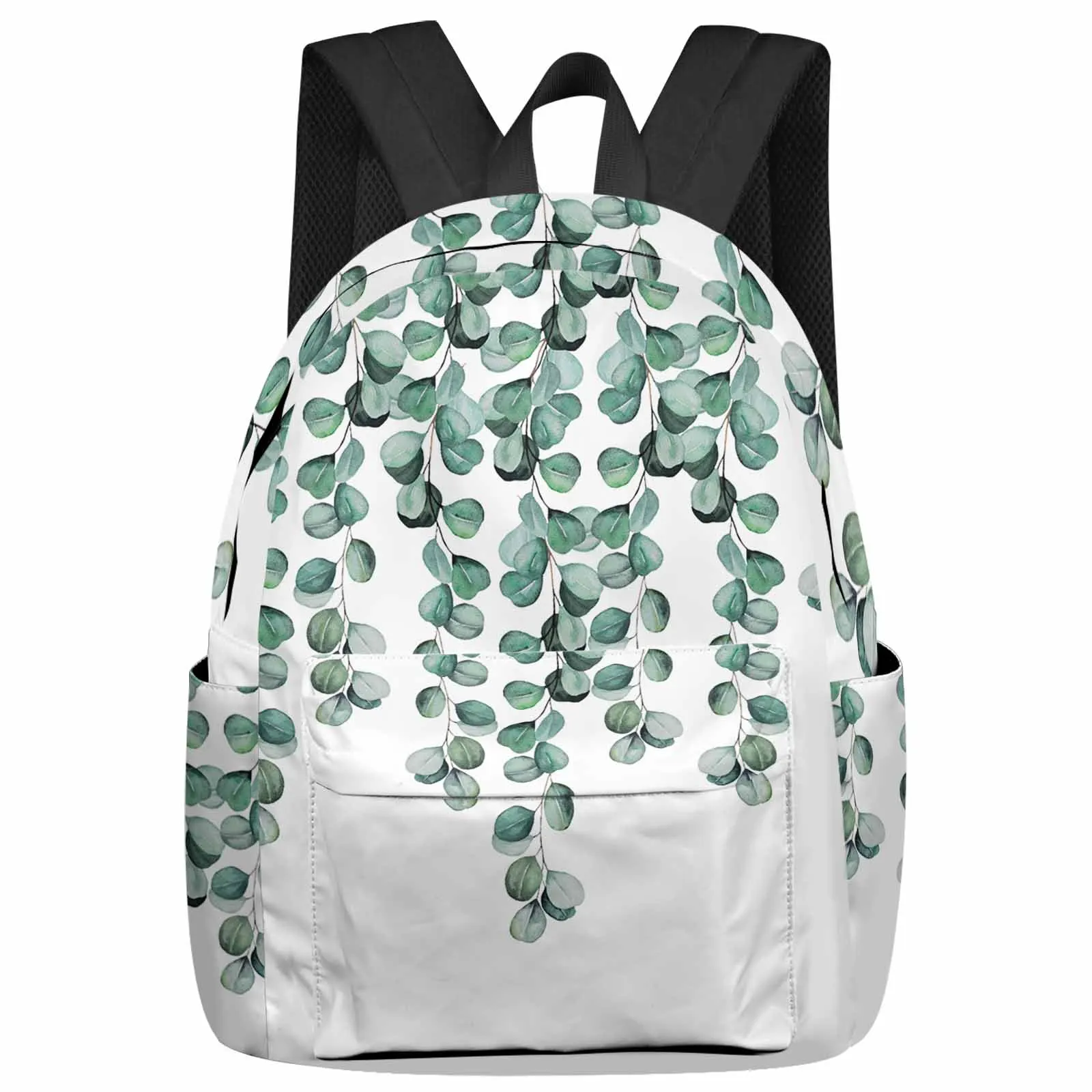 

Eucalyptus Leaves Branches Texture Backpack School Bags for Teenagers Students Laptop Bag Women's Casual Travel Backpack