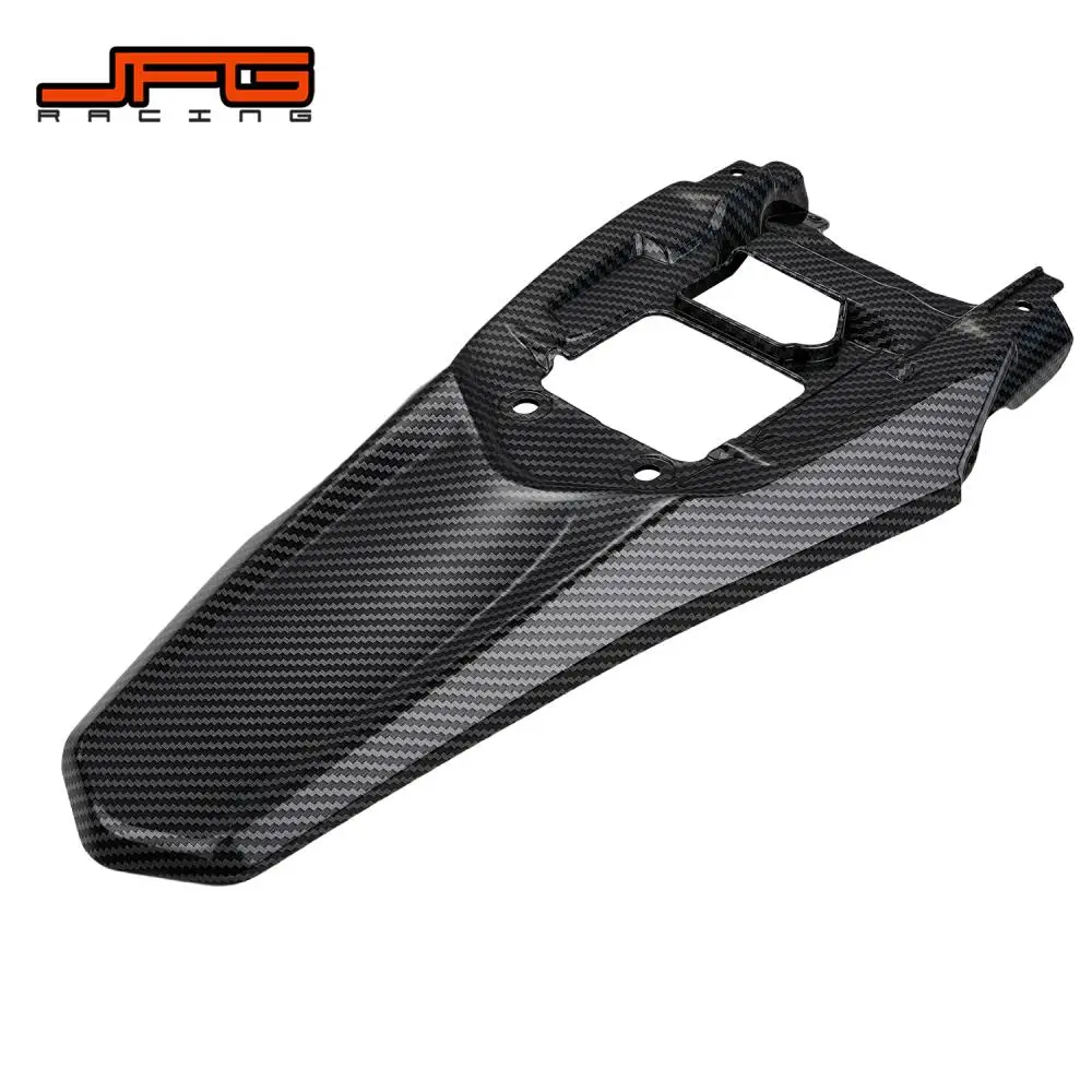 Rear Fender Motorcycles Accessories PP Carbon Fiber Pattern Mudguard High Strength For Surron Ultrabee Electric Dirt Bike