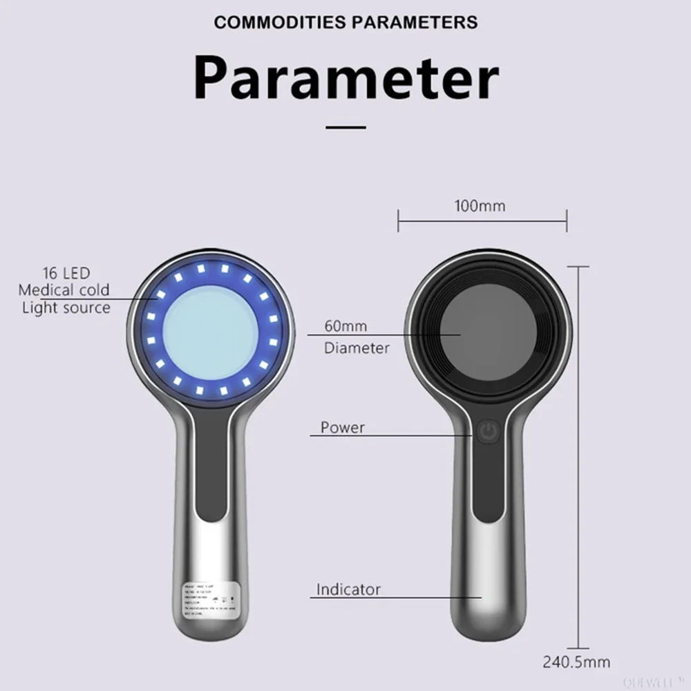 NIEUW Woods Lamp Huidanalysator voor de huid UV-vergrootglas voor schoonheid Gezichtstesten Houten lamp Licht Huidanalyse Detectie Huidverzorging