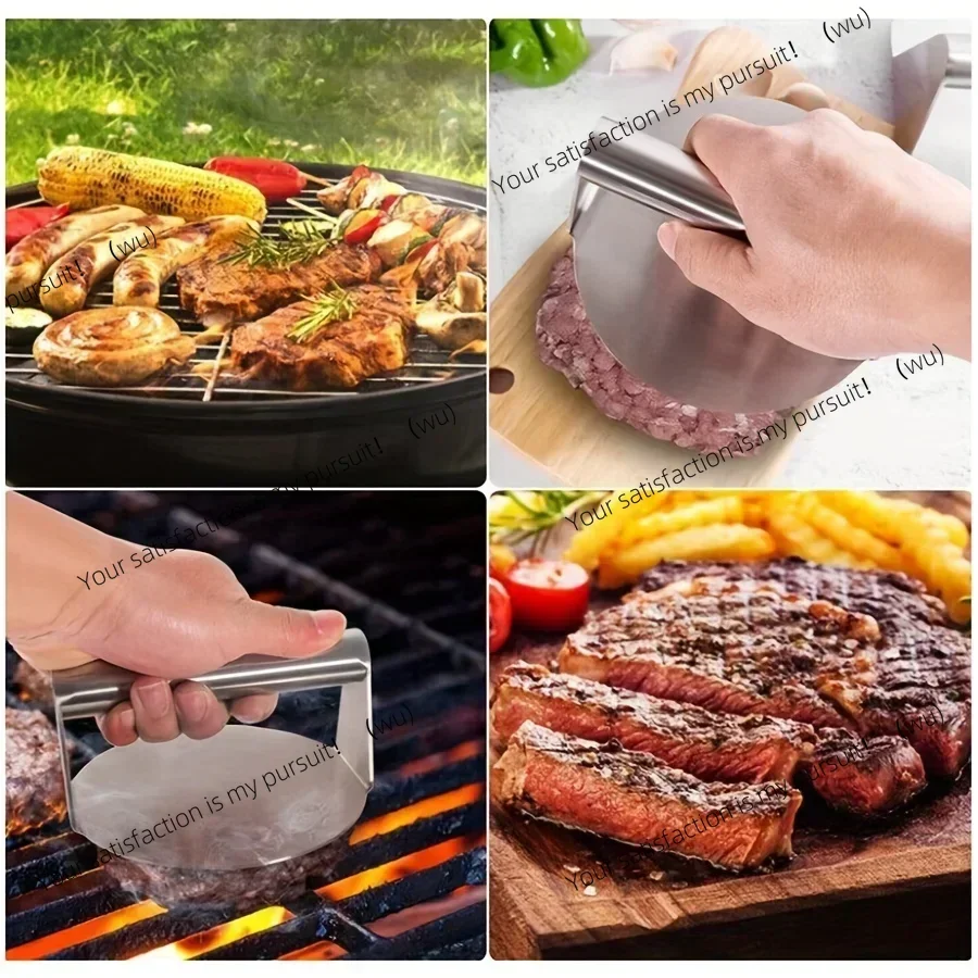 Stainless steel minced meat burger press for deli meats, kitchen accessories