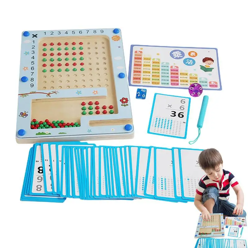 Math Board Games For Elementary Kids Magnetic Acrylic And Wood Number Maze Multiplication Game Magnetic Number Maze For