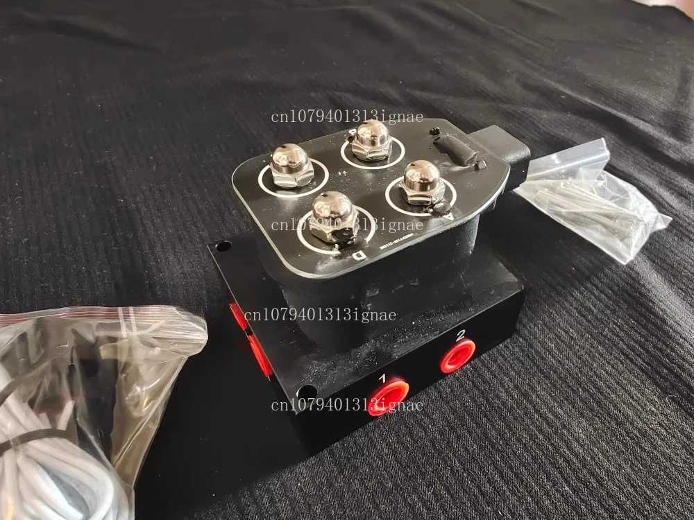 Automobile modification pneumatic system, pneumatic solenoid valve, front and rear lifting
