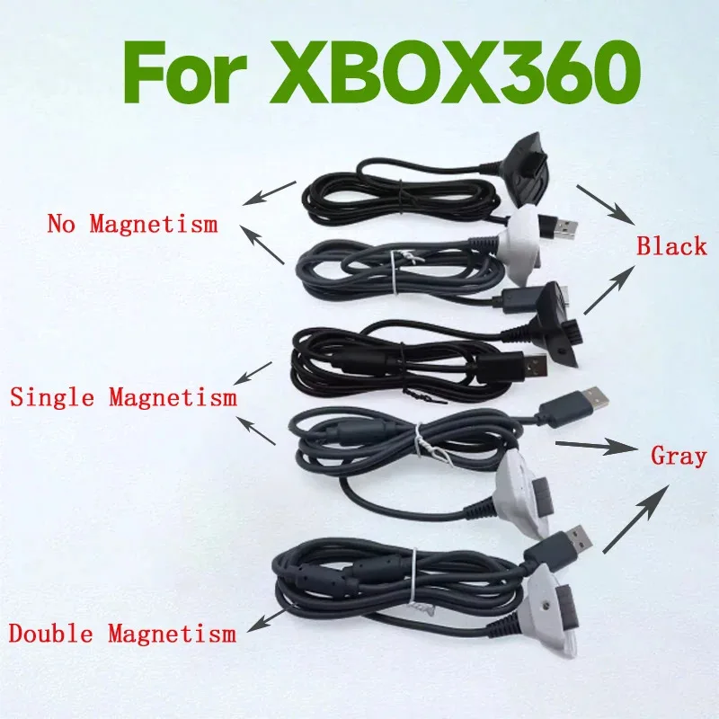 

1PC 1.5m USB Charging Cable for Xbox 360 Wireless Game Controller Gamepad Joystick Power Supply Charger Gaming Accessory