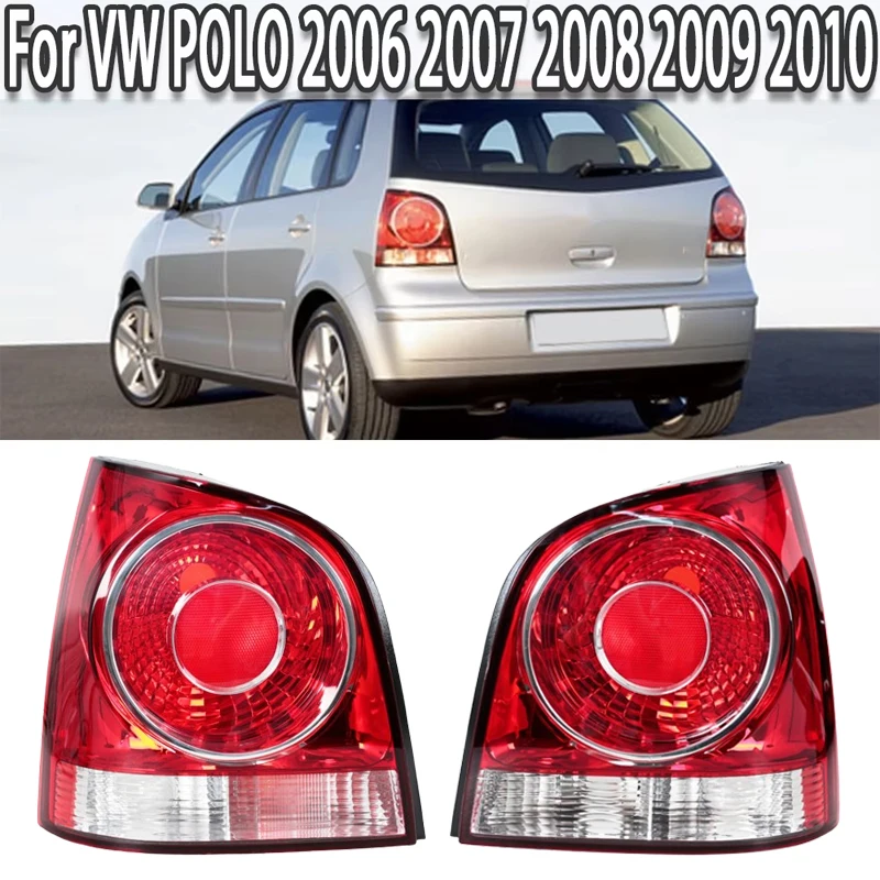K-Car-Boîtier de feu arrière sans ampoules, feu de pare-chocs en iode, Volkswagen VW POLO 2006, 2007, 2008, 2009, 2010