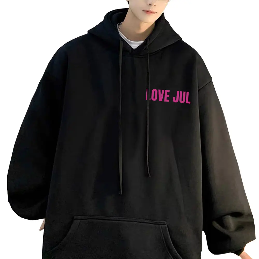 

Love Jul 2026 Merch Hoodie Men Women Clothing Hip Hop Oversized Sweatshirt Male Fashion Streetwear Man Vintage Pullover Hoodies