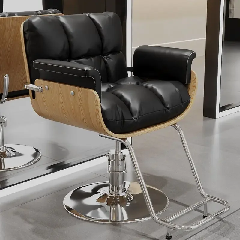 

Comfortable Professional Modern Barber Chairs Footrest Design Salon Chairs Simple Silla De Corte De Pelo Salon Furniture