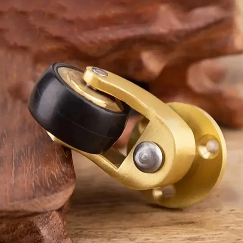 360 Degree Furniture Mobility Casters Whisper Quiet 360 Degree Rotation Brass Casters Enhanced Mobility For Small Furniture